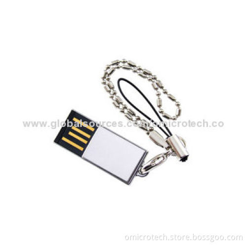 8GB mini USB flash drive with metal case